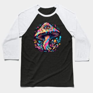 Psychedelic trip magical Mushroom Baseball T-Shirt